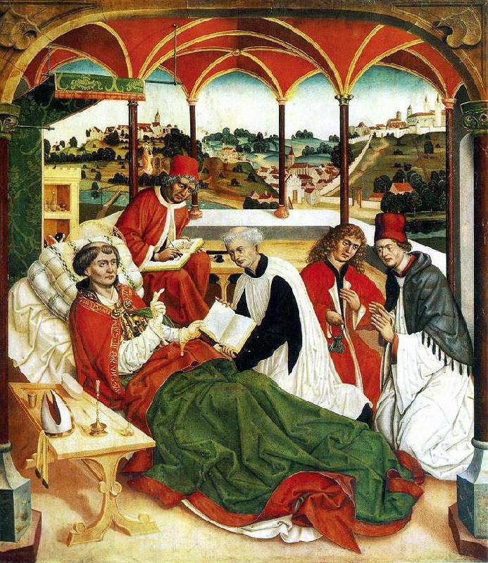 POLACK, Jan The Death of St Corbinian Spain oil painting art
